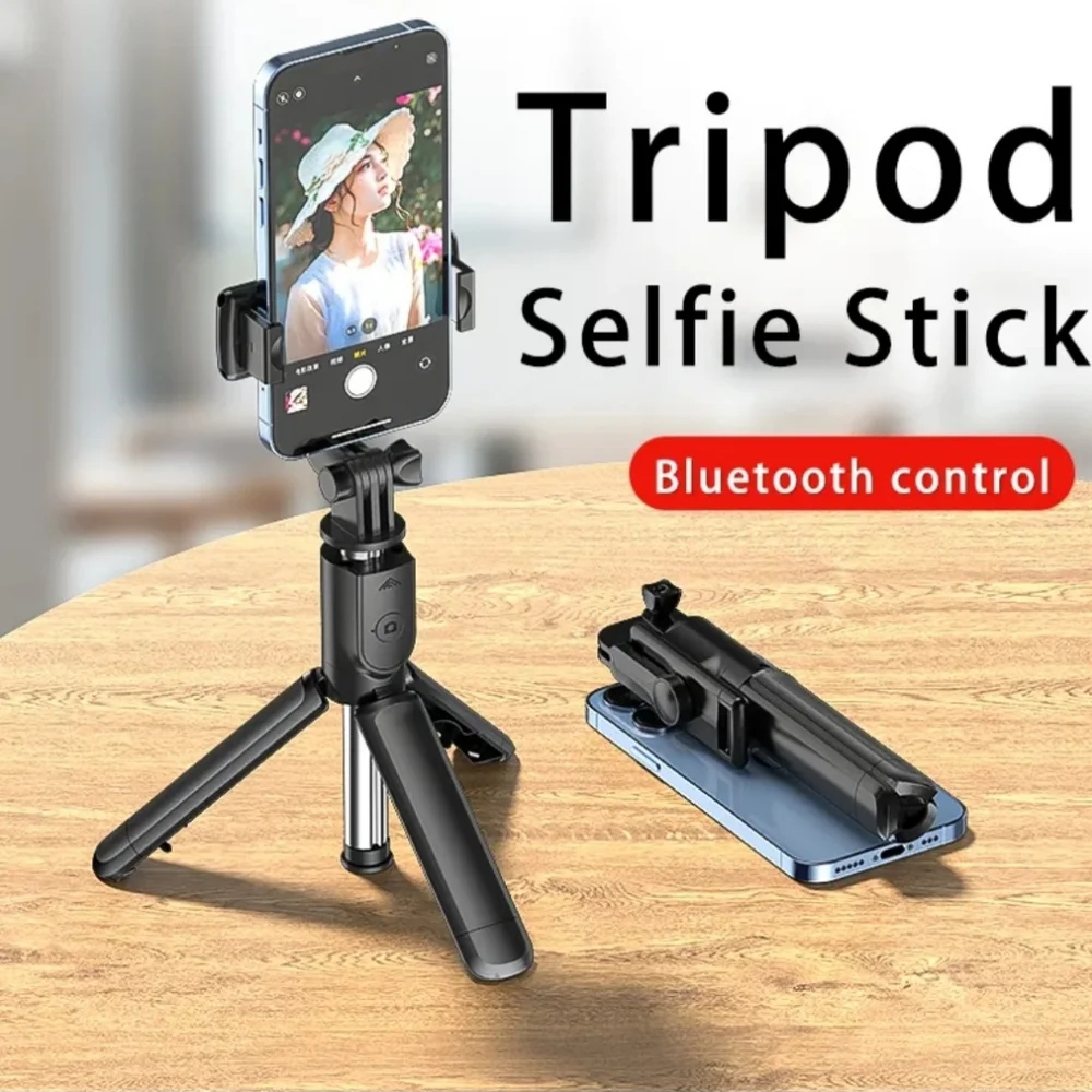 New Bluetooth Wireless Tripod Selfie Stick